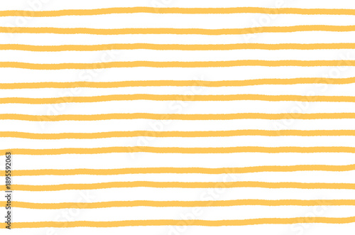 Minimalist hand-drawn yellow stripes seamless pattern. Fresh Mediterranean aesthetic for beach towels, summer apparel, and elegant stationery design. 