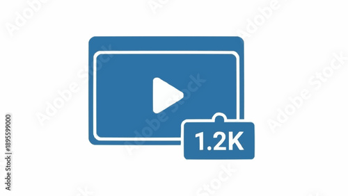 Video Play Button High Definition Icon.