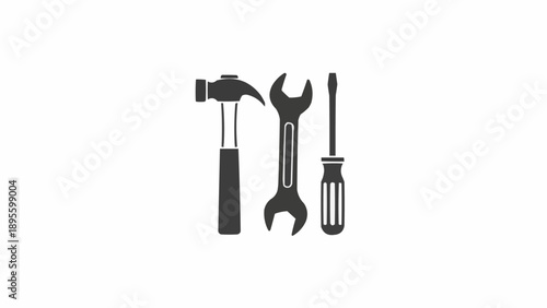 Hammer Wrench Screwdriver Tool Set.