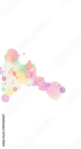 Soft Pastel Watercolor Spla...