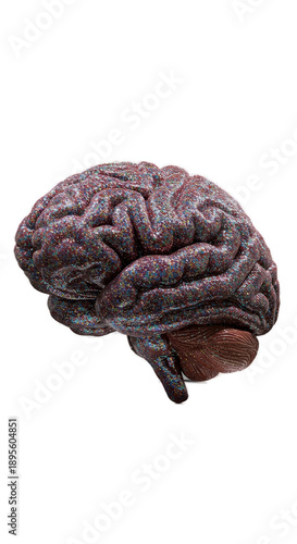 Sparkling 3D Brain Art With...