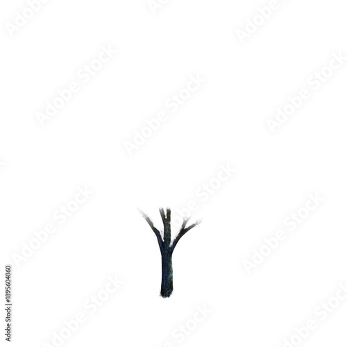 Sparkling Abstract Twig wit...