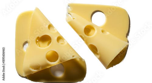 Swiss Cheese Slices with Ho...