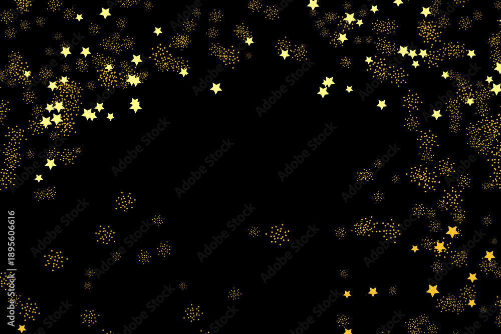 Fototapeta premium golden glitter stars background