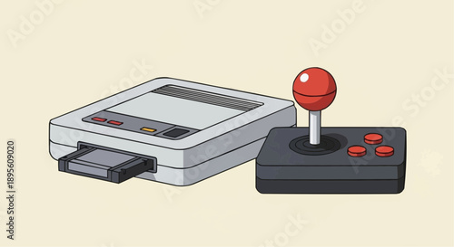 Gaming Hobby Vector Illustration – Modern Flat Design of Console, PC, and Mobile Gamers