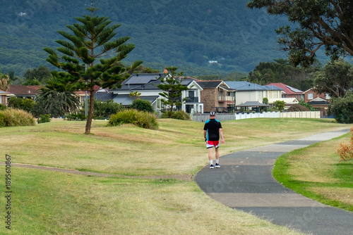Blue Lagoon, New South Wales, Australia, January 2026 – People enjoying a relaxed coastal lifestyle, connecting with nature along the ocean, rocks and summer shoreline