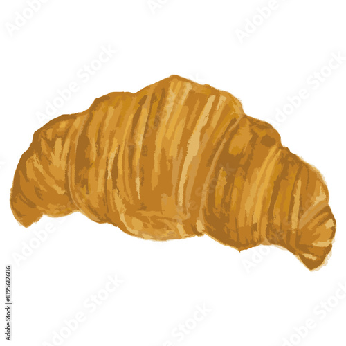 クロワッサンのイラスト