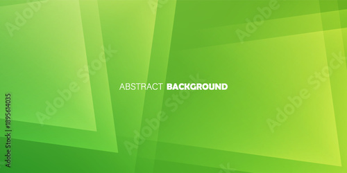 Abstract geometric background. Natural green gradient background. Futuristic Technology Concept