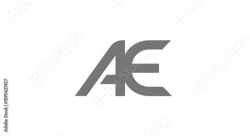 Free Download Elegant AE Monogram Logo Design for Modern Branding Solutions. - GFXLoad