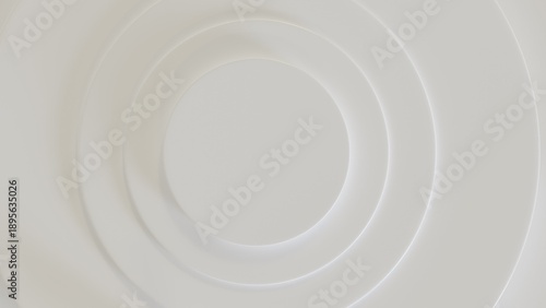 Realistic abstract background with cut-out white paper, featuring 3D illustrations, vector materials, design concepts, cover layout templates, and 3D renders.