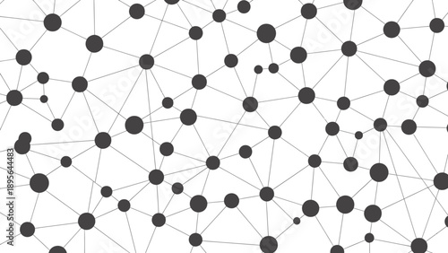 Abstract network of interconnected nodes and lines forming a geometric mesh pattern.