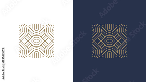 Modern Luxury Gold Abstract Geometric Background Design Elements