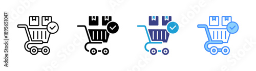 Purchased icon set multiple style collection