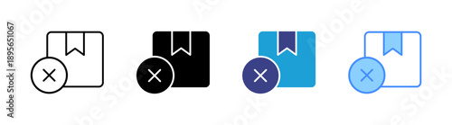 Sold Out icon set multiple style collection