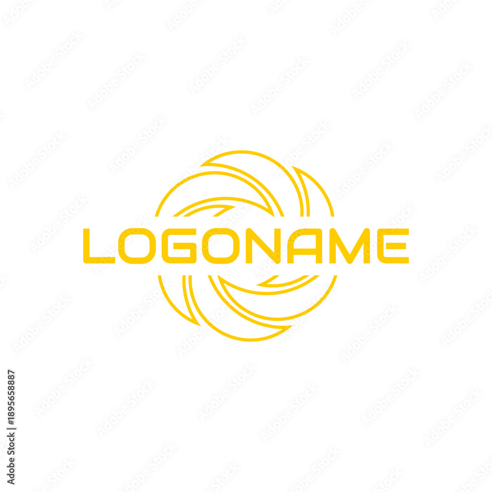 Obraz premium generic circle logo design , business logo , vector , symbol , company logo,background, emblem, swirl, infinity, circular 