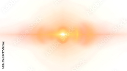 Gentle warm glow with cinematic haze effect, soft ambient light isolated on transparent background.