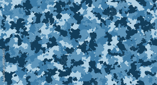 Abstract background featuring a digital navy blue camouflage pattern.