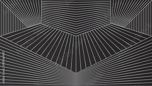 Abstract Geometric grey silver lines digital stripe elements modern shiny design vector background dark stripes curve luxury for business luxury black background EPS 10