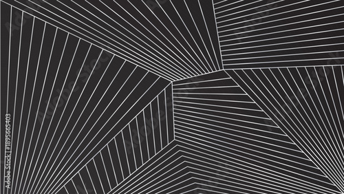 Abstract Geometric grey silver lines digital stripe elements modern shiny design vector background dark stripes curve luxury for business luxury black background EPS 10