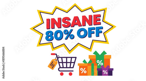 Insane 80% Off Shopping Deals for All Shoppers in a Colorful Atmosphere