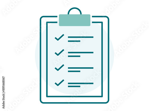 Clipboard icon. Office icon design. Simple filled and outline icon. Vector icon.