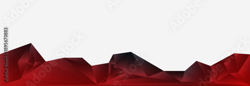 Luxury Dark Red Polygonal Background