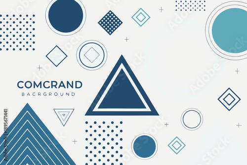 Dynamic With Geometric Creative Visual