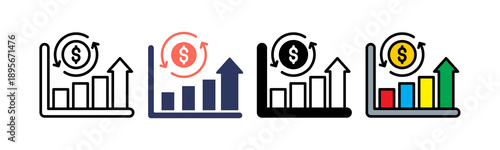 Roi Metric line icon