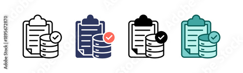 Real Data line icon