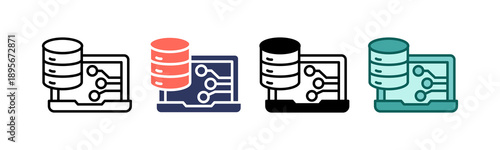 Big Data line icon