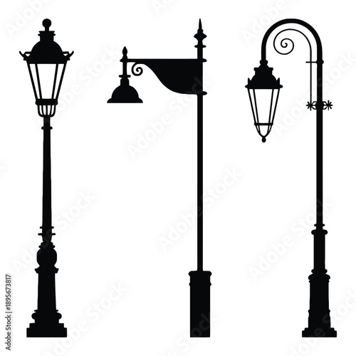 old street lamp