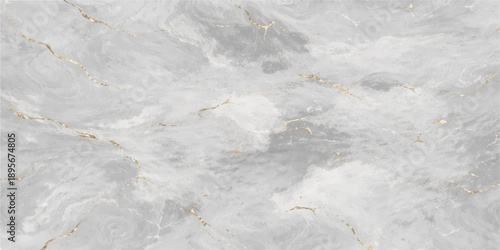 A bright white marble texture merges with frozen snow on the wall and ground to create an abstract winter pattern of ice and frost under a cold blue sky