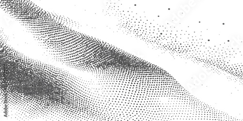 An abstract grey silver metal surface features a vintage grunge texture with elegant lines and a black and white lace pattern design for a textile backdrop