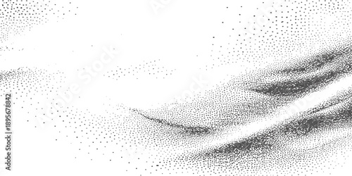 Abstract grunge black and white background with a textured pattern of cold winter rain drops on a wet glass window surface