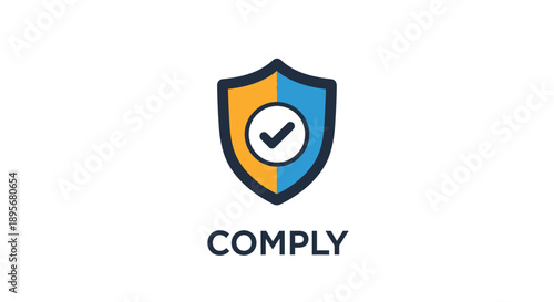 Shield Logo with Checkmark and Comply Text.