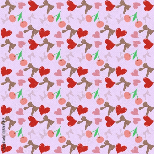 seamless pattern with apples