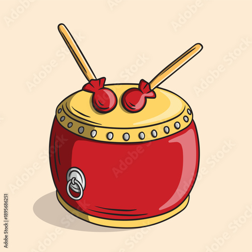 Lunar New Year Festival Percussion Instrument