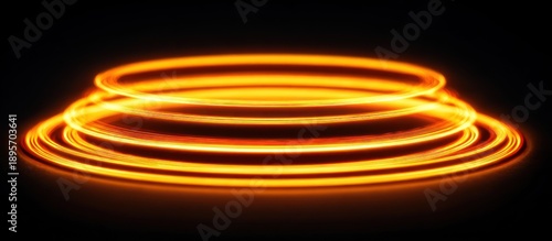 Glowing Rings of Light Energy.