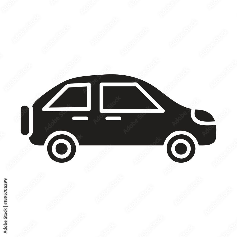 Obraz premium Car Vehicle Icon ? Travel and Commuting Concept, ar Symbol Icon , Transport and Mobility..eps