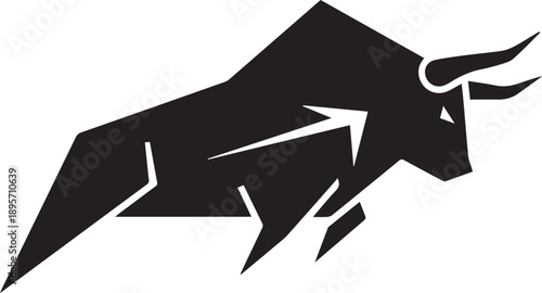 Bear market stock decline icon representing financial downturn