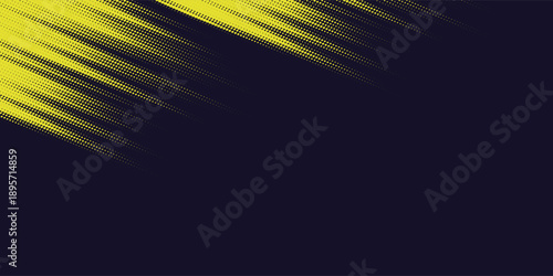 Gradient grunge texture background in yellow and dark blue color pattern with halftone dots
