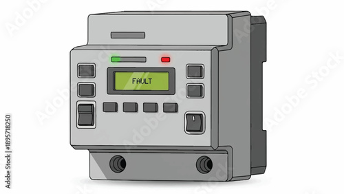 Compact ATM cash machine with keypad display and card slot for transactions and banking interactions.