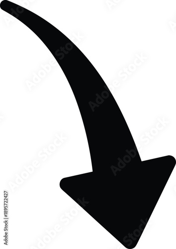 Black Christmas sleigh silhouette isolated on white background for winter holiday decorative design Santa Claus sledge icon traditional seasonal celebration vector graphic element