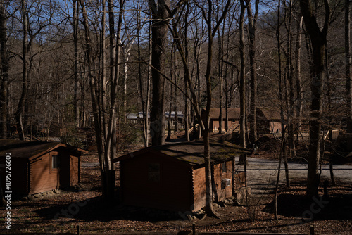 Old vintage settlement houses