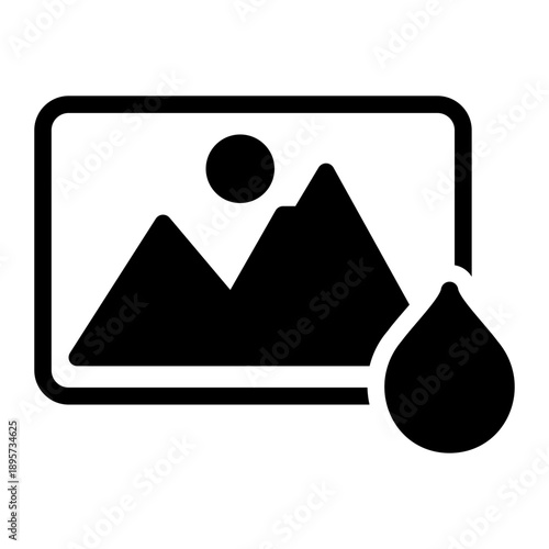 liquidity glyph icon