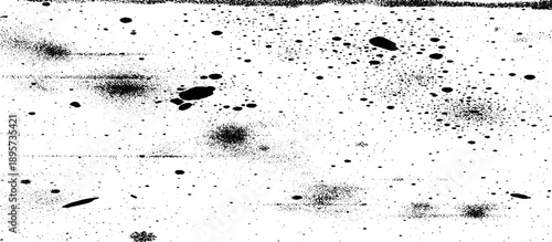 Chaotic Black and White Abstract Grunge Textures with Ink Explosions, Rough Noise, and Distressed Analog Effects.