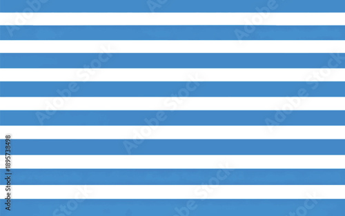 Seamless Nautical Blue and White Horizontal Stripe Pattern
