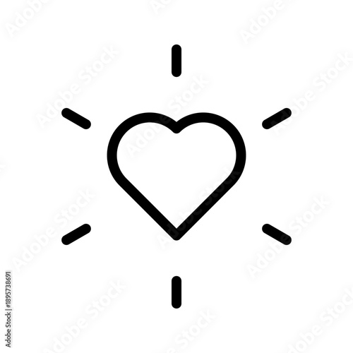 Expressive Heart Icon Collection for Romantic Healthcare and Social Media User Interfaces