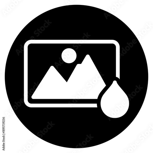 liquidity glyph icon
