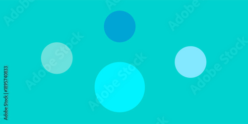 Dark BLUE vector template with circles. Colorful illustration with gradient dots in nature style. Design for posters, banners.